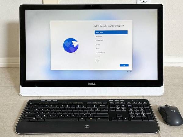 Dell Inspiron 24 3455 24-Inch All-In-One Touch WiFi Bluetooth DVD+/-RW
