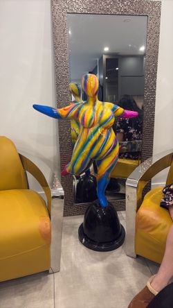 Large Colorful Modern Abstract Sculpture – Statement Art Piece