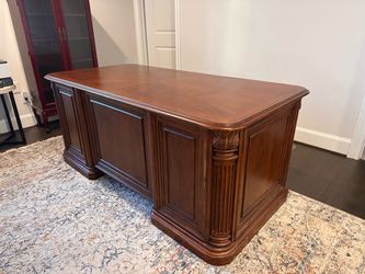 Wooden office desk