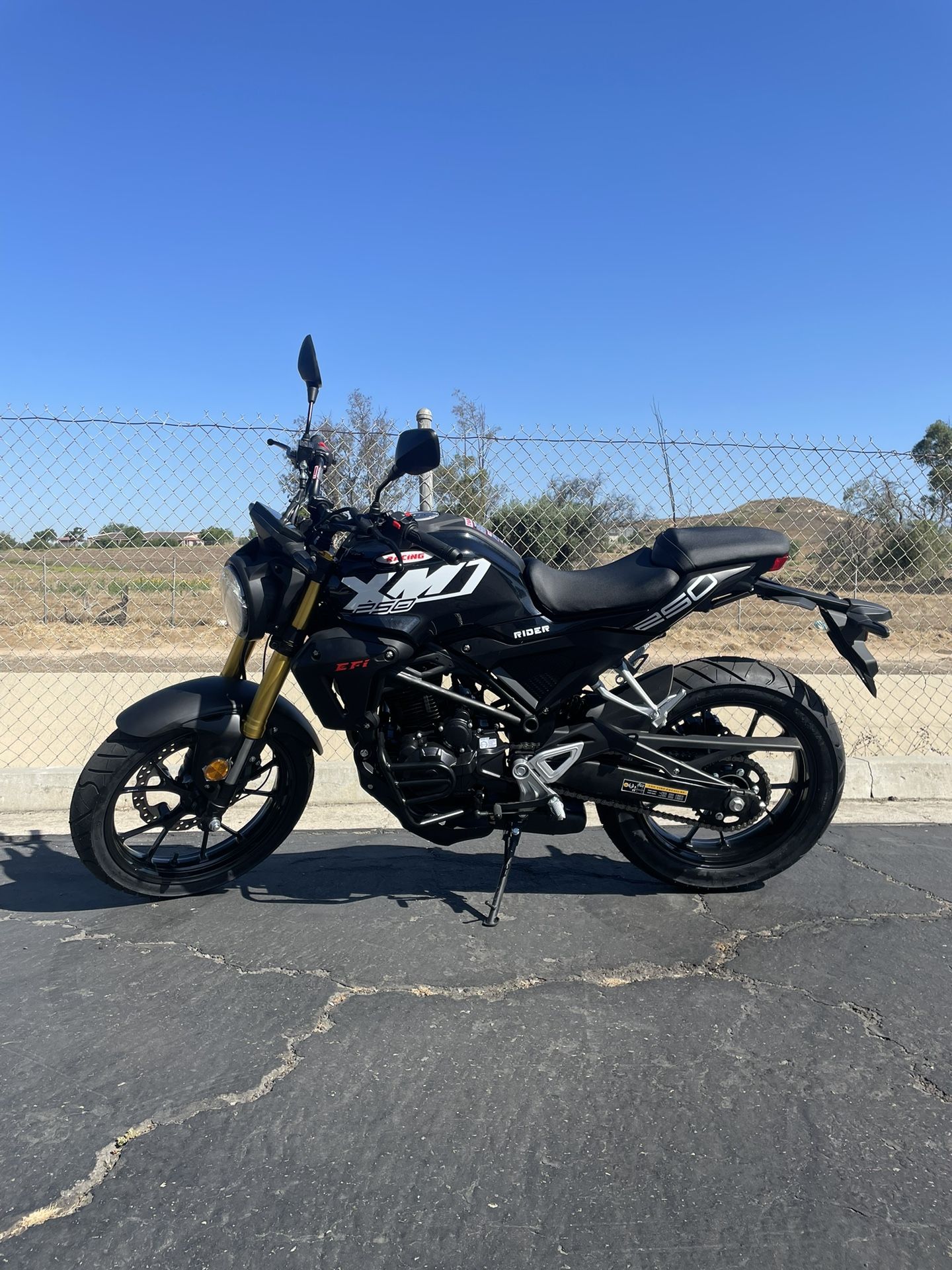 New XM EFI 250cc 6 Speed Cafe Racer Motorcycle At Turbopowersports