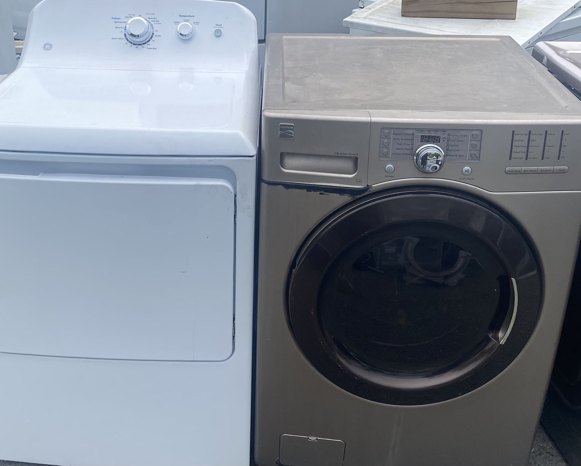 Kenmore Washer And Dryer