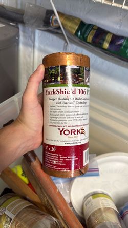 106PT Copper Flashing Roll 8"x20