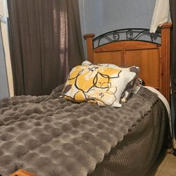 Twin Bed And Mattress/ Cama Chica Y Colchon $70