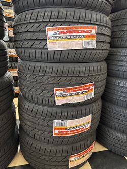 📲✅245/40/18 vendo set de llantas nuevas Arroyo