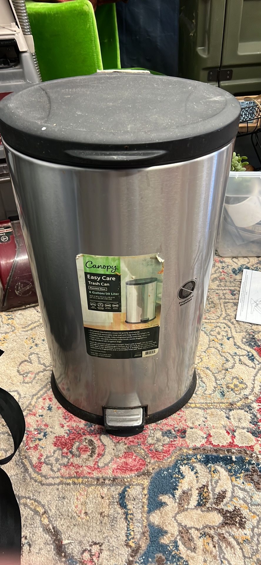 Kitchen Stainless Steel Trash Can