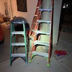 6 Ft Leansafe. 4 Ft Werner Ladders