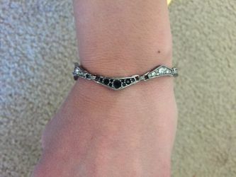 Black And Silver Bracelet