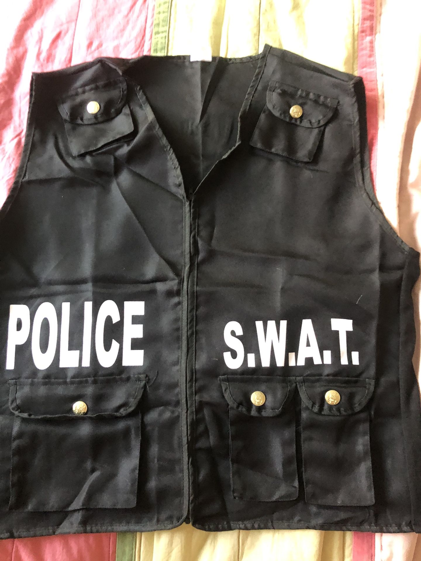 Halloween Costume Men’s Police S.W.A.T.  Vest