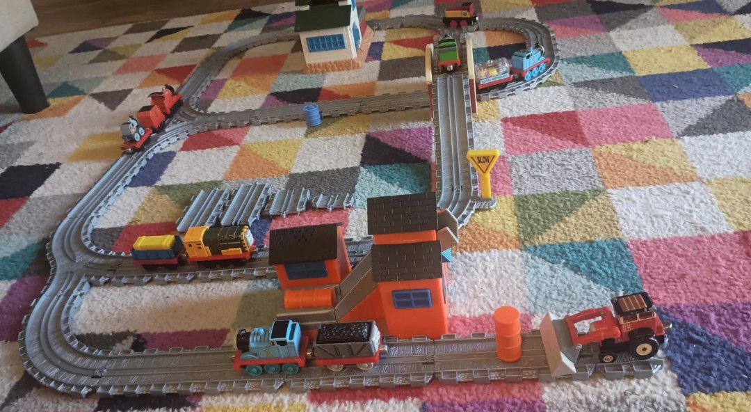Vintage 50 Piece Thomas And Friends Train Track Set Mixed Lot