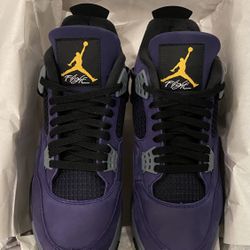 Air Jordan 4 Retro Lakers Imperial Purple [FV5029-500] * size 10 | New, Unworn
