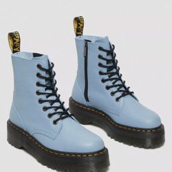 Brand New Light Blue Doc Marten Jaden Boots