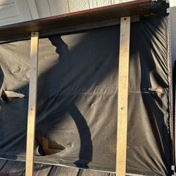 Full Sized Bed frame, Headboard, & Box Spring