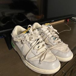 off white dunks size 7