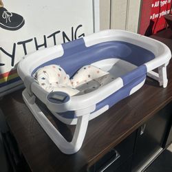 Foldable Baby Bathtub With Cushion 