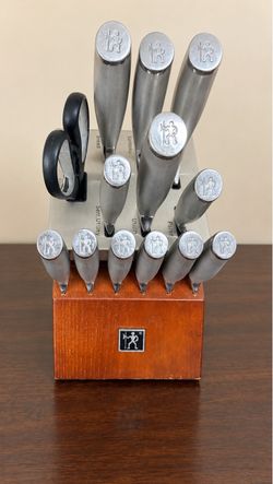 Henckels Knife Set with Wood Block