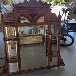 19th Century Victorian Wall Mirror