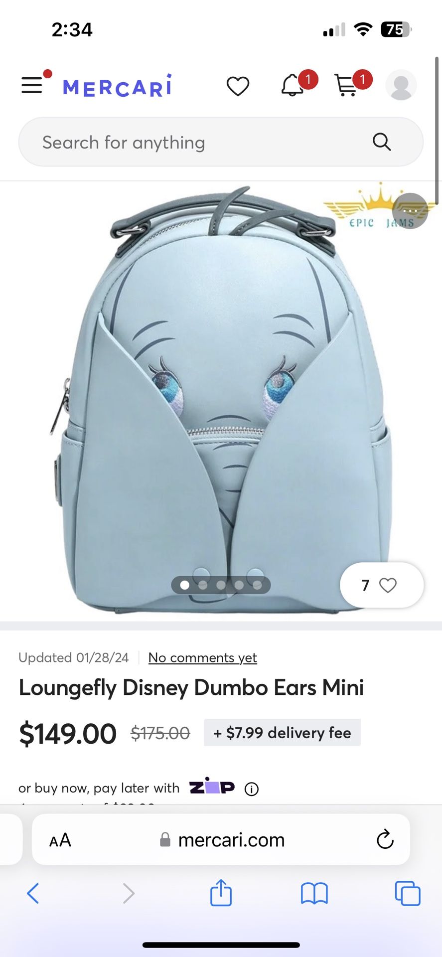 Dumbo Loungefly