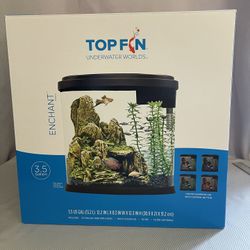 Top fin 3.5 gal Aquarium