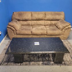 Couch And Table Stone