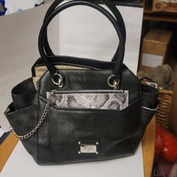 Guess Bag With Python Print Pouch