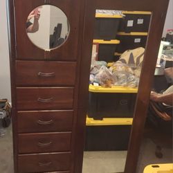 I  AM Selling  Armoire Cabinet  And Closet  Comes With Key