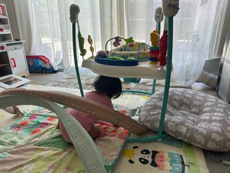 Play mat, baby pillow and jumper