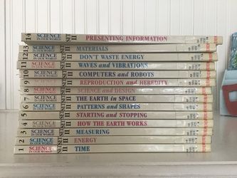 Science books x14