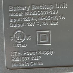 Belkin Battery Back Up Supply