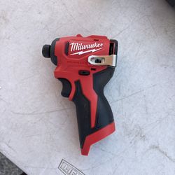 Milwaukee M12 12V Lithium-Ion Subcompact Brushless Cordless 1/4 in. Hex Impact Driver (Tool-Only)  Retails for $129  2025 Model   Any questions please