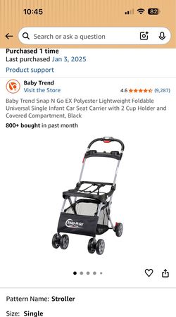 Snap n go stroller