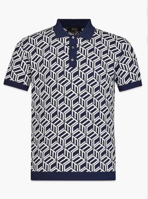 MCM PEACOAT NAVY MONOGRAM POLO