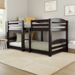 DHP Birley Wood Bunk Bed For Kids
