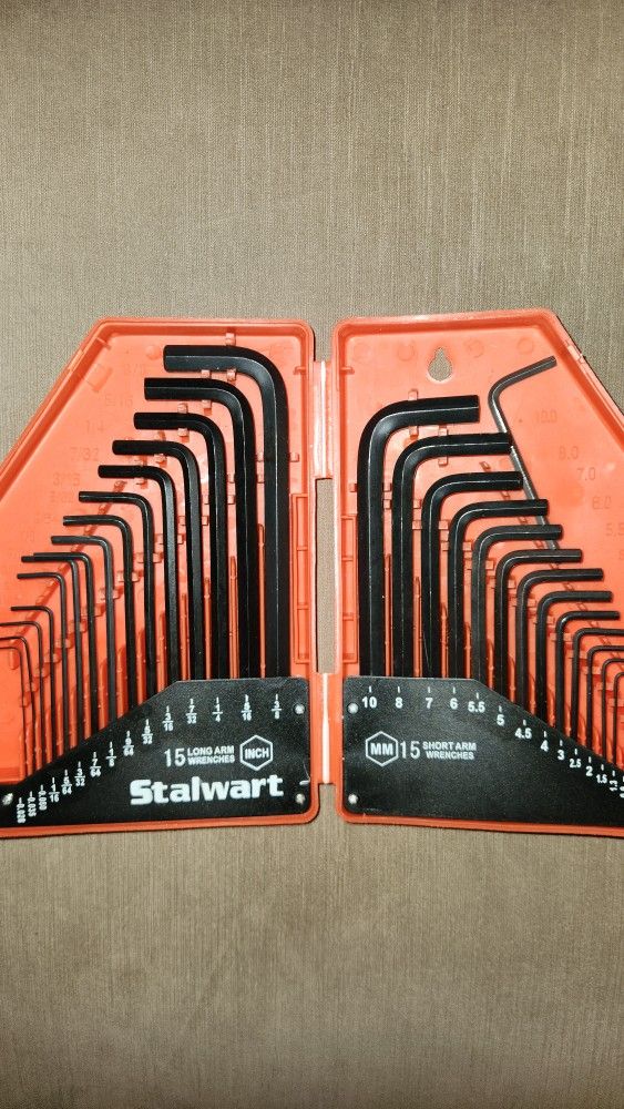 Stalwart 30pc Alan Key Wrench Set
