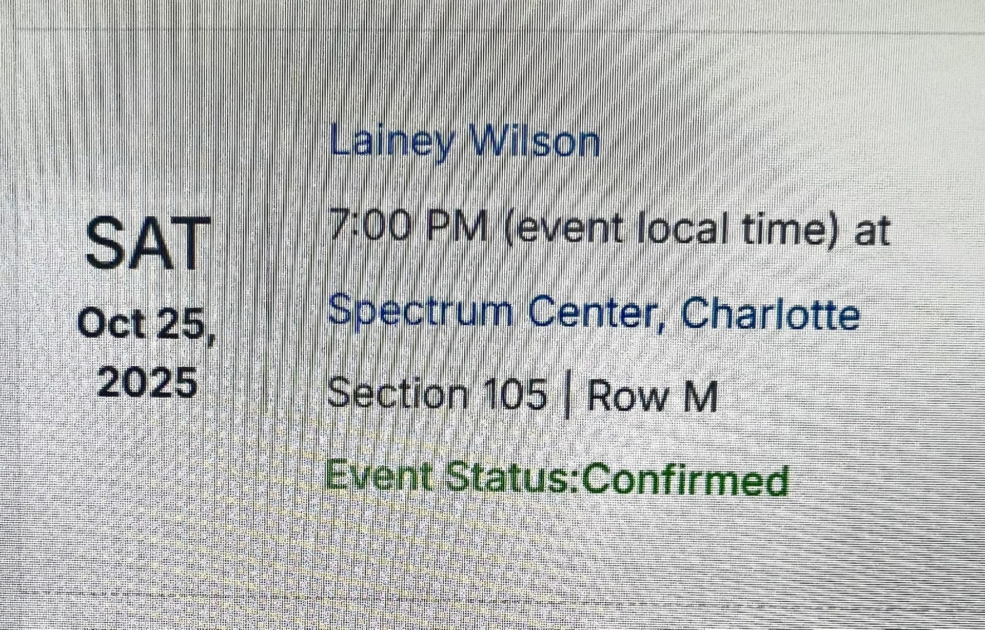Lainey Wilson Tickets Charlotte NC