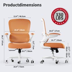 Office Chair - Ergonomic Desk Chair with Adjustable Lumbar Support, Mesh Computer Chair, Executive Chairs for Home Office Comfortable Lumbar Support (