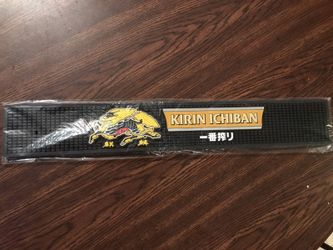 24" Kirin Ichiban rubber bar mat New