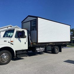 Sheds Relocated, Movemo Casita De Patio Container Rv Trailer Crane 