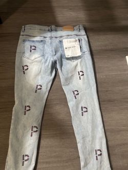 Size 34 light blue purple jeans