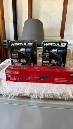 Hércules and craftsman drills