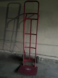 Red Steel Hand Truck Dolly