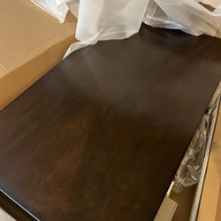 Solid wood dining table