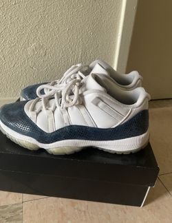 Jordan 11 Blue Snakeskin