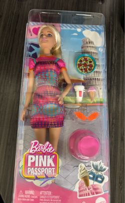 Barbie Pink Passport Doll