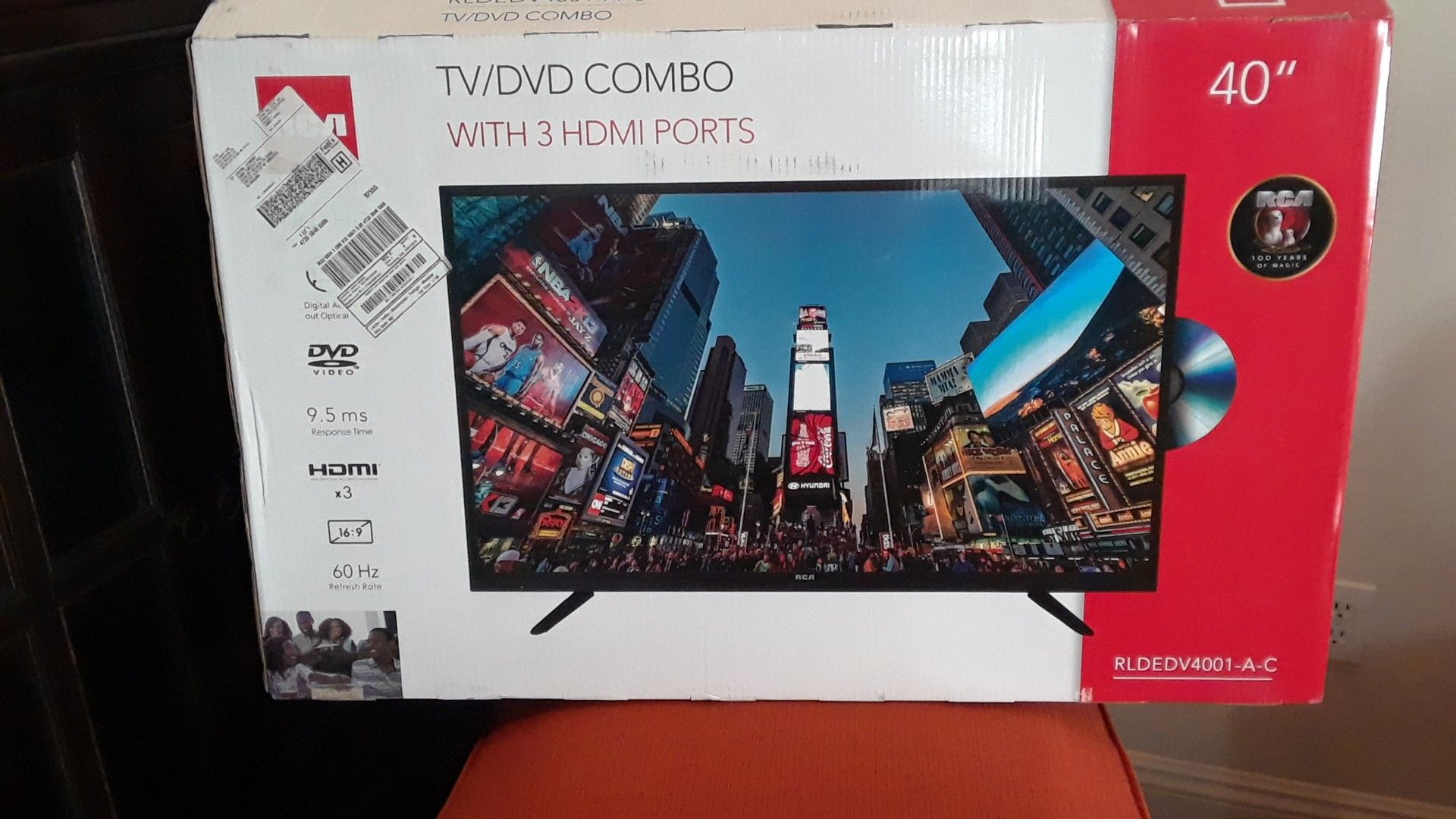 40" TV DVD Combo Brand New