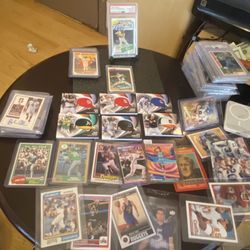 Huge Sports Collection Slabbed Cards Some Older Cards New Era Cards Signed Magic Jonson Jersey Jim Palmer And Mo Vaughn Signed Baseball Pokémon Cards 