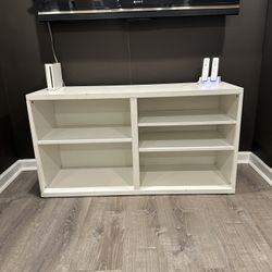 IKEA White Shelf / TV Console Modern