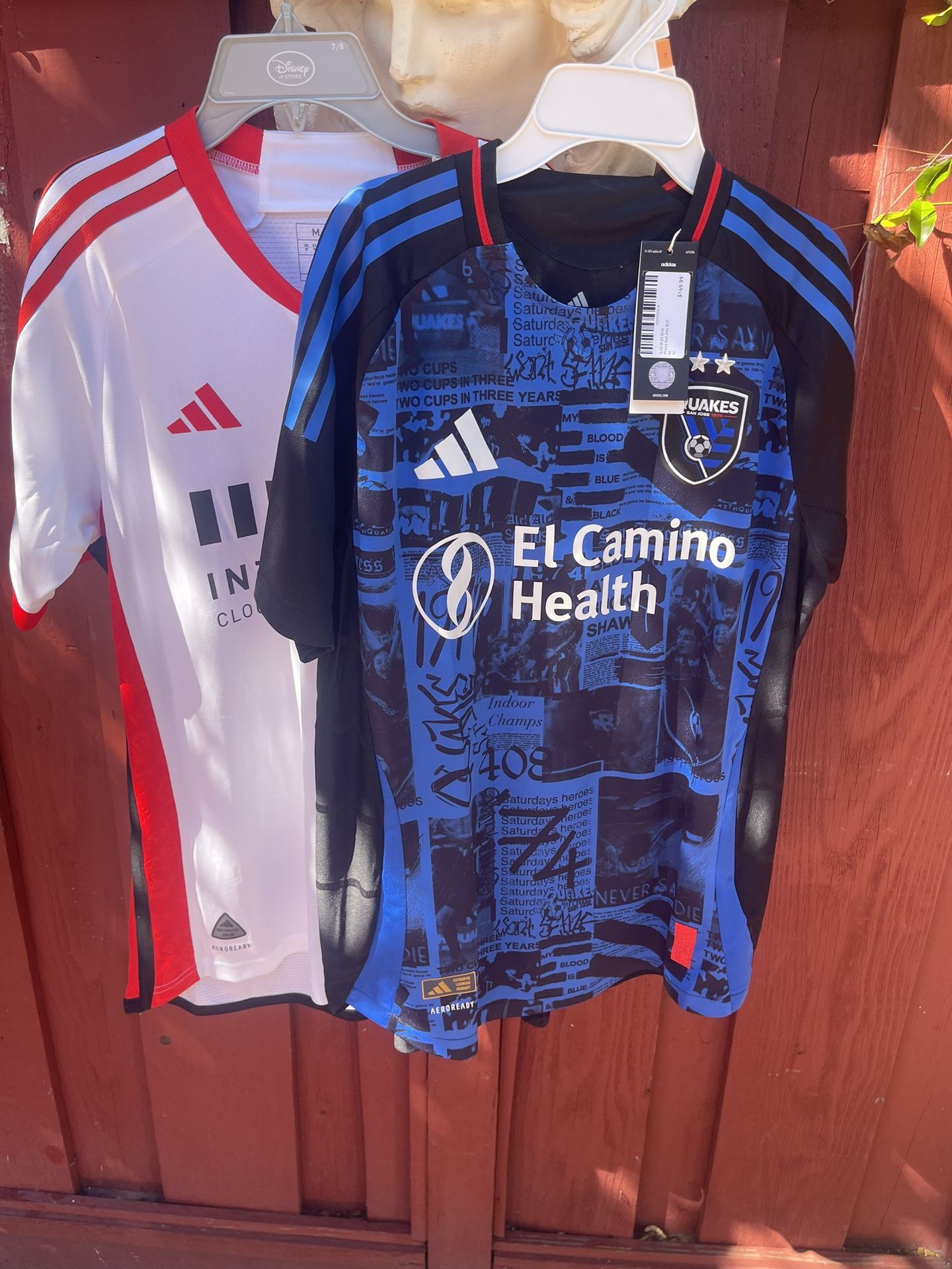 ADIDAS EARTHQUAKES JERSEYS PLAYER VERSION MEDIUM