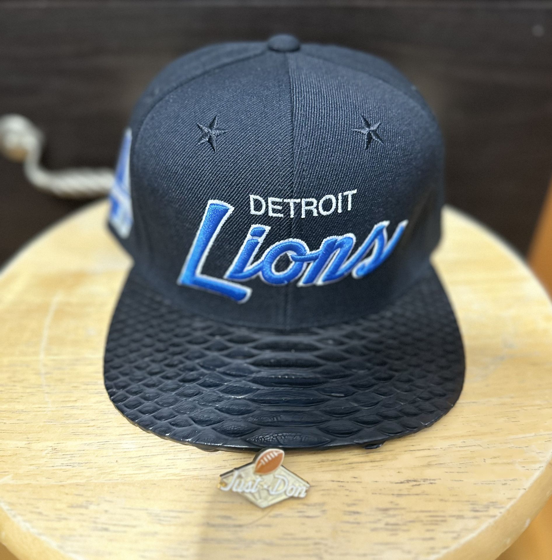 Detroit Lions 🦁 Just Don X Mitchell And Ness Detroit Lions 🦁 Strap back 