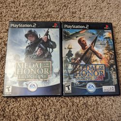 2 Medal Of Honor Games PS2
