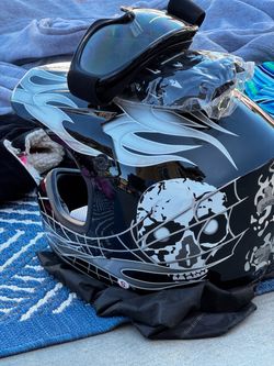 Youth Helmet Goggles and Gloves